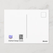 ウィンククジラハッピーバースデー葉書 ポストカード (裏面)