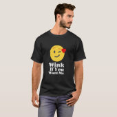 ウィンクスマイル 欲しいならホワイトTee Tシャツ (正面フル)