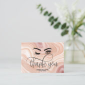 ウィンクビューティフルアイズスティーピンク大理石アフターケア 紹介カード (スタンド正面)