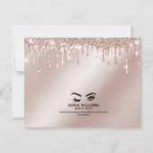 ウィンクビューティフルブラウン目と金ゴールドクラウンアフターケア サンキューカード (裏面)