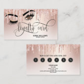 ウィンクビューティフルブラウン目と金ゴールドクラウンロイヤリティ 紹介カード (正面/裏面)