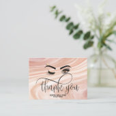 ウィンクビューティフルブラウン目ほこりっぽいピンクのアフターケア 紹介カード (スタンド正面)