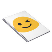 ウィンク絵文字 ノートブック (右側)