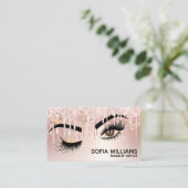 ウィンク美しい茶色の目と金ゴールドクラウンの化粧 紹介カード (スタンド正面)