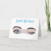 ウィンク・オブ・アイ・誕生日  カード (正面)