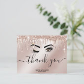 ウィンク ビューティフル ブラウンアイ ゴールドクラウン ポストカード (スタンド正面)