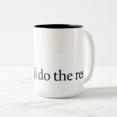 ウィンク、後は俺がやる！ ツートーンマグカップ (正面右)