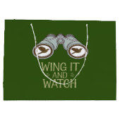 ウィングイットとバードウォッチング自然冒険 ラージペーパーバッグ (裏面)