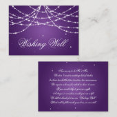 ウィングウェルきらめくストリングパープル エンクロージャーカード (正面/裏面)