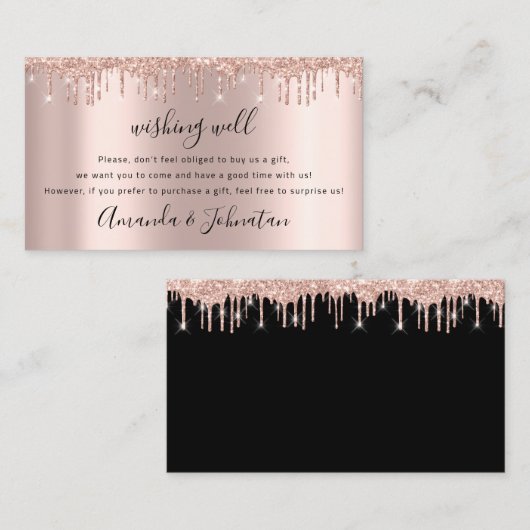 ウィングウェルズ結婚ギフトアイディアバラドリップスルクス 名刺 (正面/裏面)