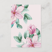 ウィングウェルフローラピンク銅台本 エンクロージャーカード (裏面)