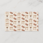 ウィングウェルラブはブルイングMartiniブライダルシャワー エンクロージャーカード (裏面)