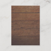 ウィングウェル文字列ライトバーンウッド結婚ズ エンクロージャーカード (裏面)