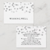 ウィングウェル銀箔グリッター灯 エンクロージャーカード (正面/裏面)