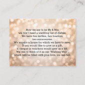 ウィングウェル銅グリッター灯 エンクロージャーカード (裏面)