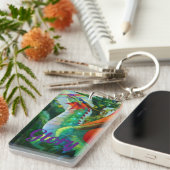 ウィングオブファイアグローリー、アクリルキーチェーン キーホルダー (正面右)