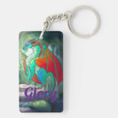 ウィングオブファイアグローリー、アクリルキーチェーン キーホルダー (裏面)