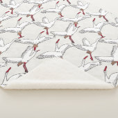 ウィングオブフリーダムホワイトスモールシャーパブランケット シェルパブランケット (3/4)