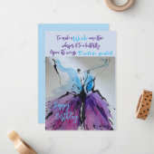 ウィングカードを広げる ノートカード (正面/裏面インサイチュ)