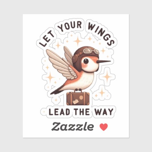 ウィングスが道のステッカーをリード シール (シート)