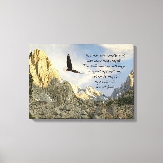 ウィングスアースイーグルイザヤ4o キャンバスプリント (正面)