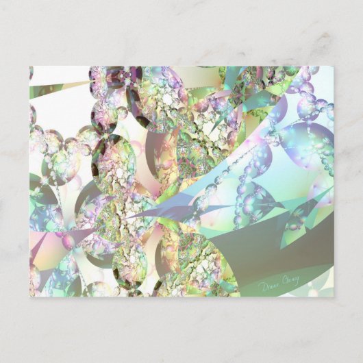 ウィングスオブエンジェルズセレスティ&アメジストクリスタル ポストカード (正面)