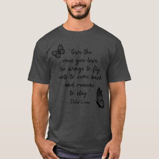 ウィングストゥフライダライラマ引用文 Tシャツ