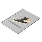 ウィングスニーカーヘッド付きスニーカー ノートブック (左側)