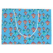 ウィングスーツのスカイダイビング ラージペーパーバッグ (裏面)