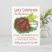 ウィングス祝ビッグゲームサッカーテールゲートパーティー 招待状 (スタンド正面)