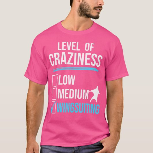 ウィングス飛んでいるーツの空飛び込みレベル Tシャツ (正面)