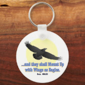 ウィングズアースイーグルキーチェーン キーホルダー (正面)