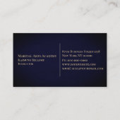 ウィングチュンカンフービジネスカード 名刺 (裏面)