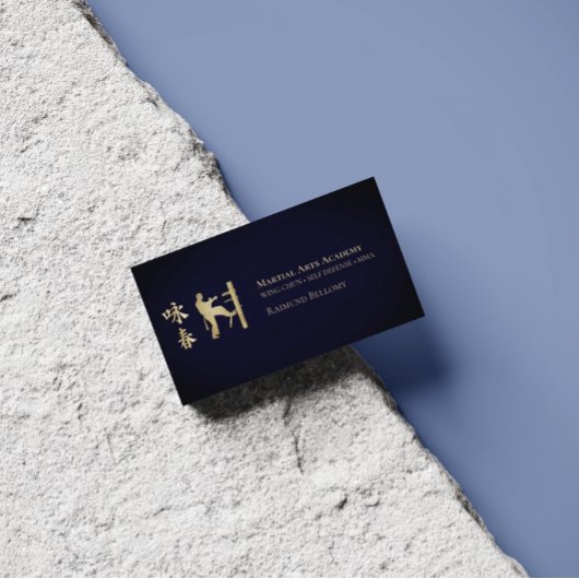 ウィングチュンカンフービジネスカード 名刺