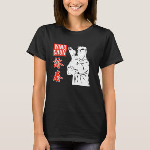 ウィングチュン中国のショリンマスター中国ウィングツン Tシャツ