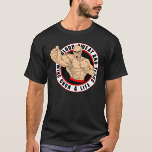 ウィングチュン4ライフ-血汗と涙 Tシャツ