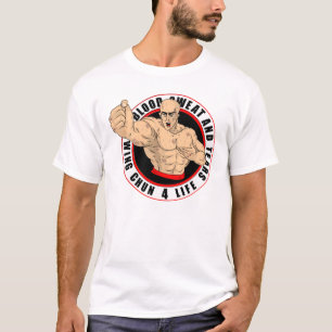 ウィングチュン4ライフ-血汗と涙 Tシャツ