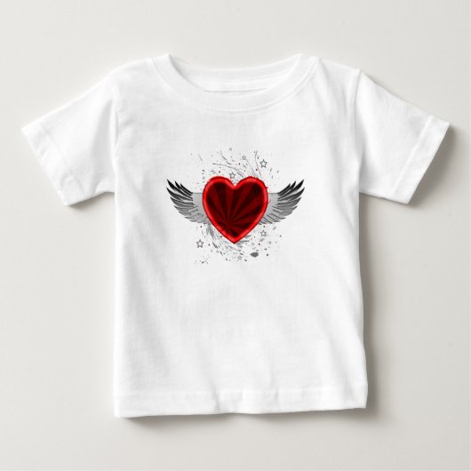ウィングハート ベビーTシャツ (正面)