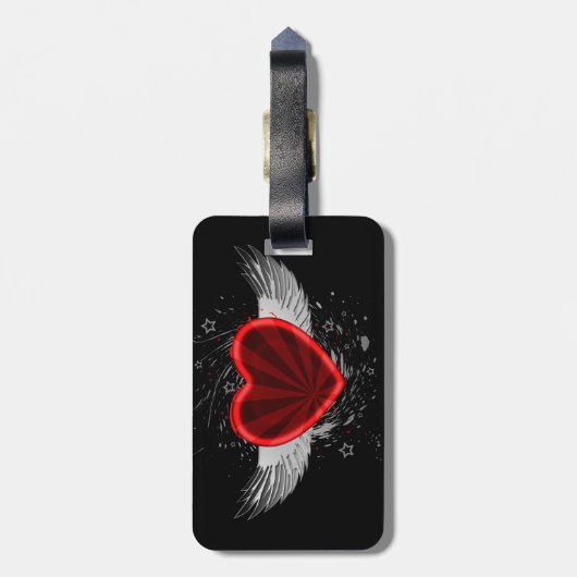 ウィングハート ラゲッジタグ (裏面縦)