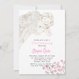 ウィングピンクフローラバプテスマ 招待状