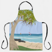 ウィングフォイルサーファーズパンダナスツリーのビーチ追加の名前 エプロン (正面)