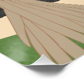 ウィングフォイルサーファーズパンドナスツリーアットザビーチ ポスター (コーナー)