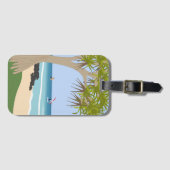 ウィングフォイルサーファーズパンドナスツリーアットザビーチ ラゲッジタグ (正面横)