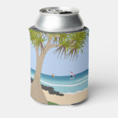ウィングフォイルサーファーズパンドナスツリーアットザビーチ 缶クーラー (缶裏面)