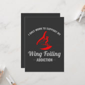 ウィングフォイルサーフィンサーファーサーフウォータースポーツ カード (正面/裏面インサイチュ)