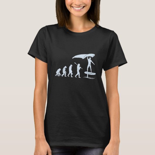 ウィングフォイル進化ウィングサーフ Tシャツ (正面)