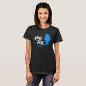 ウィングフォイル領域ウィングサーフウィングフォイル Tシャツ (正面フル)
