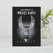 ウィングホッケーパーティの招待状 招待状 (スタンド正面)