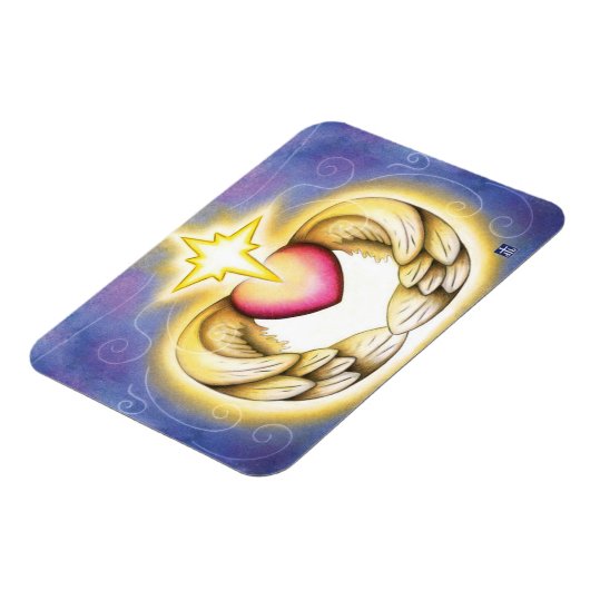 ウィングマグネットの下で マグネット (左側)