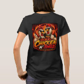 ウィングレディチキンとお菓子のTシャツ Tシャツ (裏面)